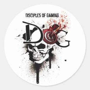 Adesivo Redondo Autocolante DoG