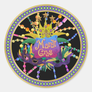 Adesivo Redondo Autocolante Extraordinário de Celebração