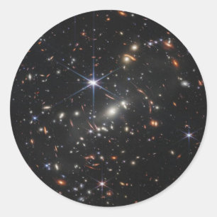 Adesivo Redondo Autocolante Galáctico Único