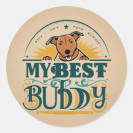 Adesivo Redondo Autocolante leal