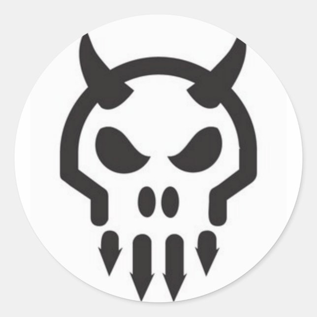 Adesivo Redondo autocolante mini-crully (Frente)