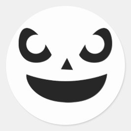 Adesivo Redondo Autocolante Mínimo Sorriso