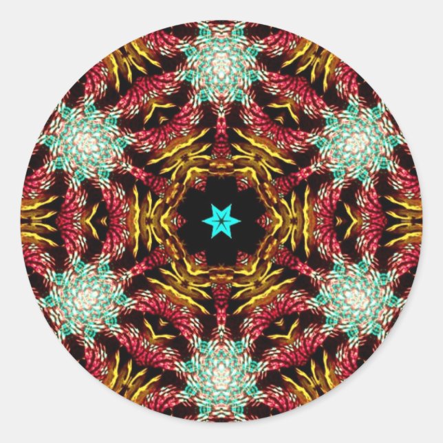 Adesivo Redondo Autocolante nº 6 (Frente)