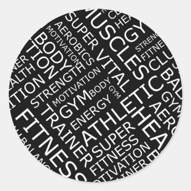 Adesivo Redondo Autocolante ou Malhação (Frente)