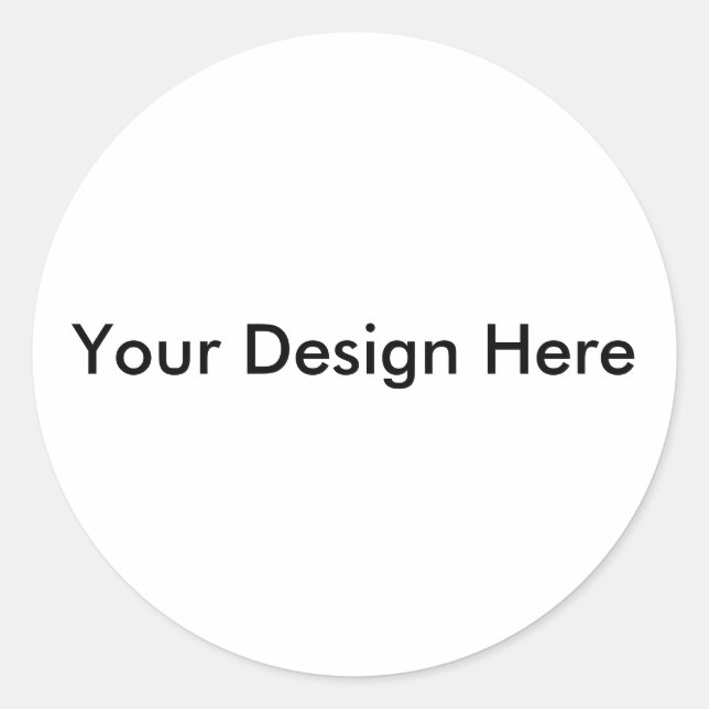 Adesivo Redondo Autocolante Personalizado, Autocolante Personaliza (Frente)