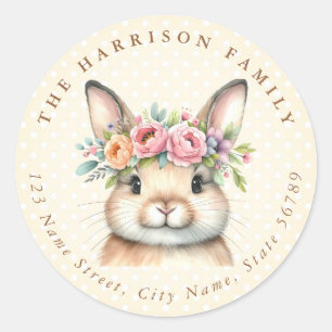 Adesivo Redondo Autocolante Personalizado De Páscoa