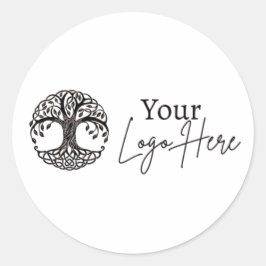 Adesivo Redondo Autocolante personalizável