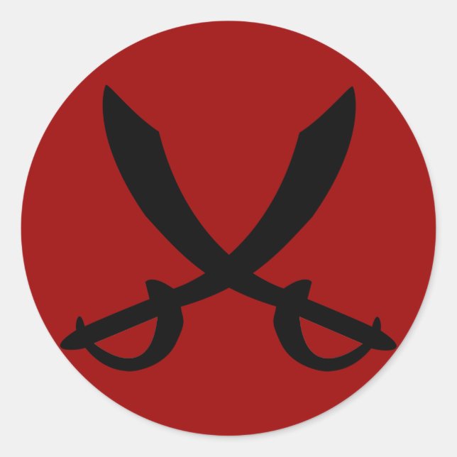 Adesivo Redondo Autocolante Pirata (Frente)