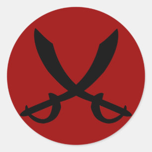 Adesivo Redondo Autocolante Pirata