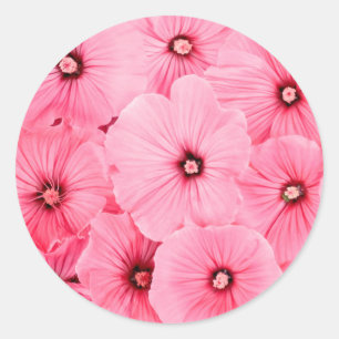 Adesivo Redondo Autocolante redondo, brilhante, grande e feliz lav