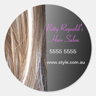 Adesivo Redondo Autocolante redondo projetado para cabelo