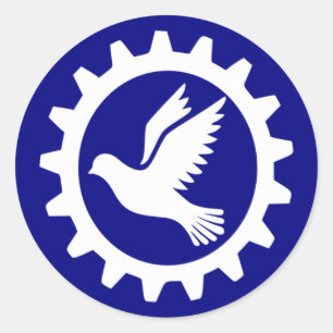 Adesivo Redondo Autocolante RobotFreedom.com