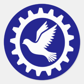 Adesivo Redondo Autocolante RobotFreedom.com