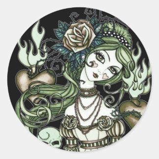 Adesivo Redondo Autocolante Sagrado