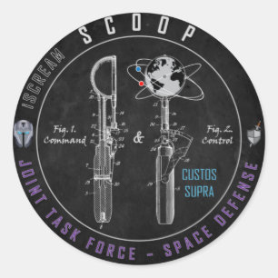 Adesivo Redondo Autocolante SCOOP Morale Classic Round