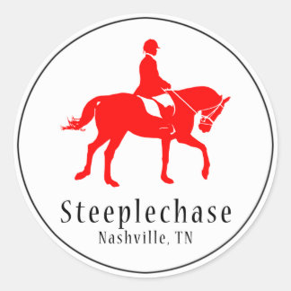 Adesivo Redondo Autocolante Silhouette Round (Vermelho)