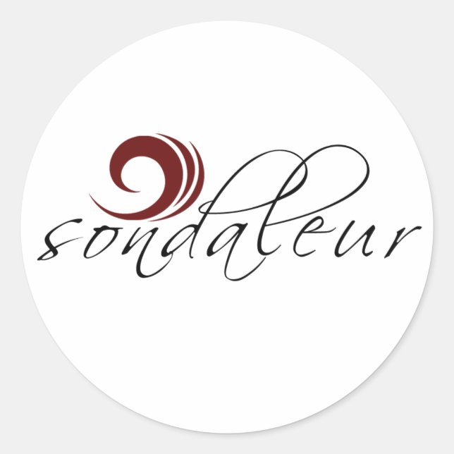 Adesivo Redondo autocolante Sondaleur (Frente)