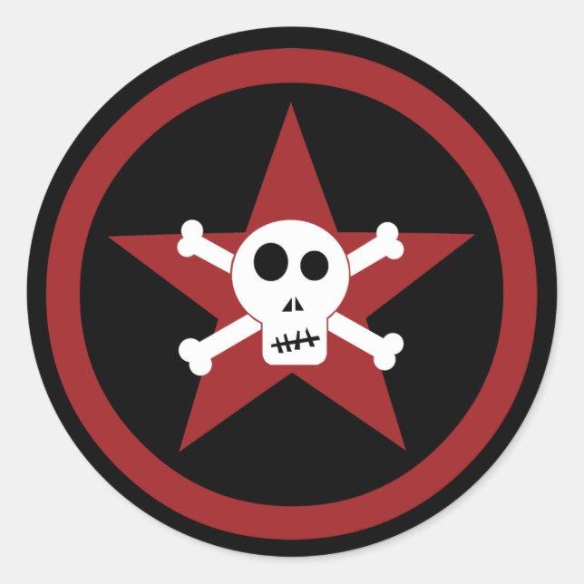 Adesivo Redondo Autocolante & Star Classic Round (Frente)