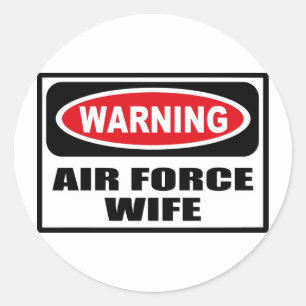 Adesivo Redondo Autocolante WIFE da Força AÉREA