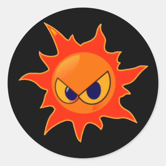 Adesivo Redondo Autocolantes (Frente)