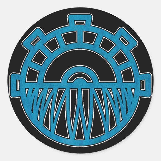 Adesivo Redondo autocolantes (Frente)