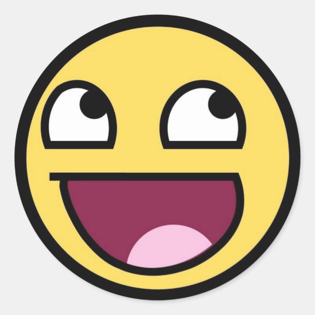 Adesivo Redondo Autocolantes 4Chan (Frente)