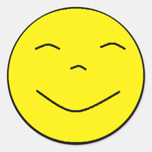 Adesivo Redondo Autocolantes amarelos