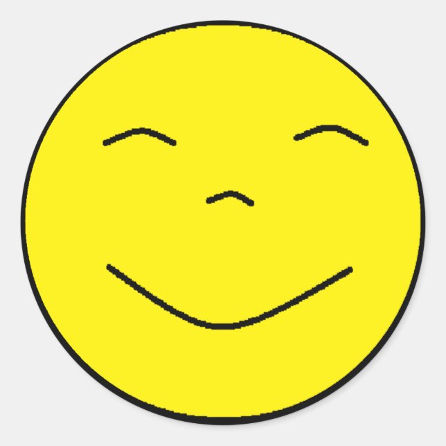 Adesivo Redondo Autocolantes amarelos (Frente)