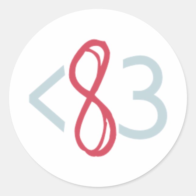 Adesivo Redondo Autocolantes (branco) - Embalagem de 20 (Frente)