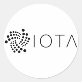 Adesivo Redondo Autocolantes clássicos IOTA (folha de 20)