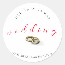 Adesivo Redondo Autocolantes Clássicos Personalizados