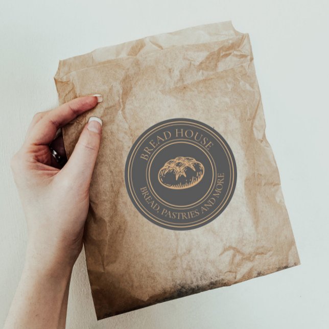 Adesivo Redondo Autocolantes clássicos russos para produtos cozido (Criador carregado)