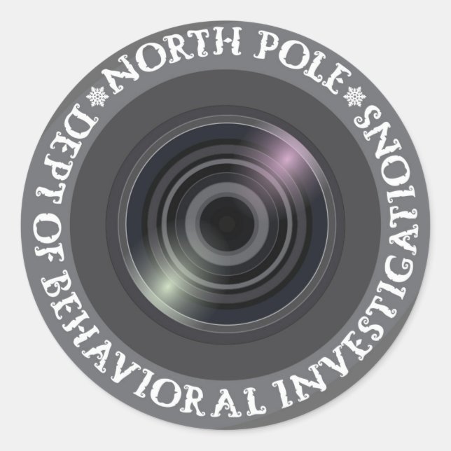 Adesivo Redondo Autocolantes da câmera Elf (Frente)