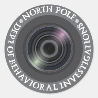 Adesivo Redondo Autocolantes da câmera Elf