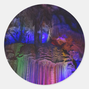 Adesivo Redondo Autocolantes da Caverna de Prata (Guilin, China)