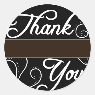 Adesivo Redondo Autocolantes de agradecimentos personalizáveis