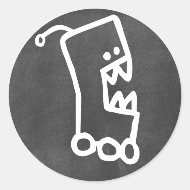 Adesivo Redondo autocolantes de alquilates (Frente)