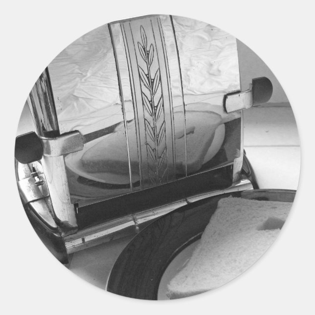 Adesivo Redondo Autocolantes de Arte de Cozinha Personalizáveis (Frente)