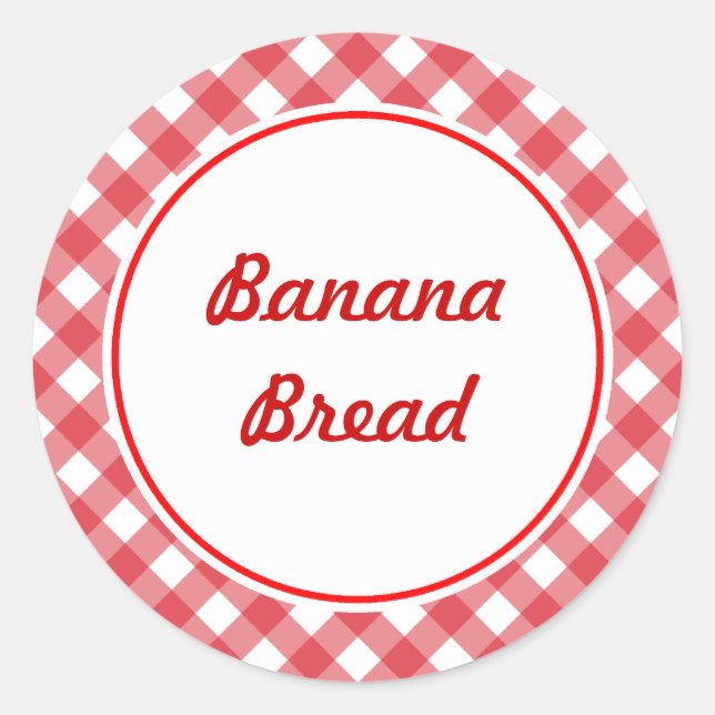 Adesivo Redondo Autocolantes de cozinha personalizados (Frente)