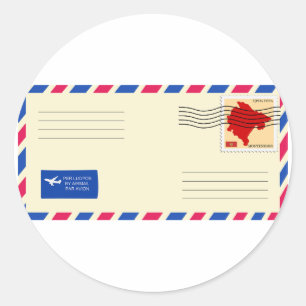 Adesivo Redondo Autocolantes de envelopes