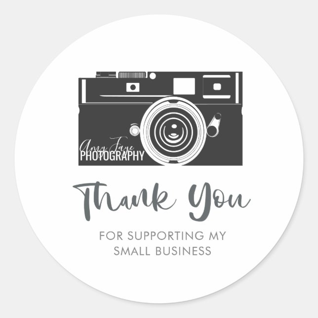 Adesivo Redondo Autocolantes de fotografia (Frente)