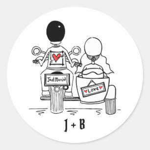 Adesivo Redondo Autocolantes de motocicleta personalizados