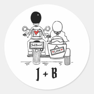 Adesivo Redondo Autocolantes de motocicleta personalizados