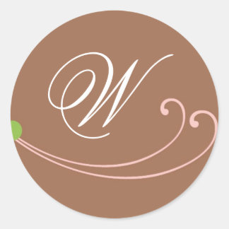 Adesivo Redondo Autocolantes de Pontos Delicados