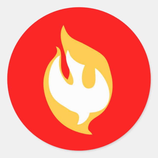 Adesivo Redondo Autocolantes de porta de confirmação (Frente)