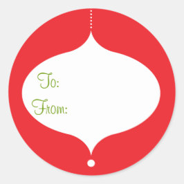 Adesivo Redondo Autocolantes de presentes de ornamentação