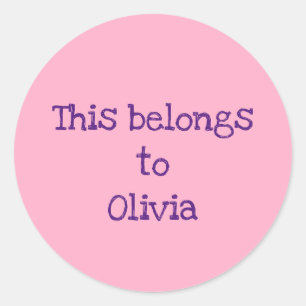 Adesivo Redondo Autocolantes de propriedades personalizadas