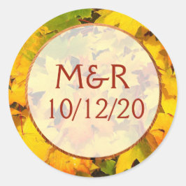 Adesivo Redondo Autocolantes de queda personalizados