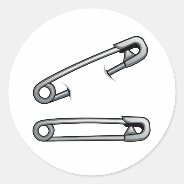 Adesivo Redondo Autocolantes de segurança (Frente)