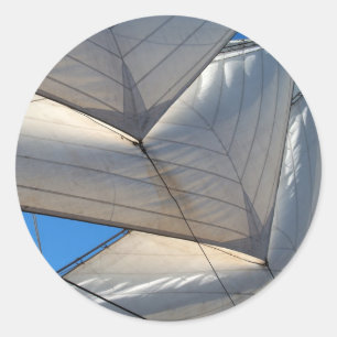 Adesivo Redondo Autocolantes de velas para navios de navegação